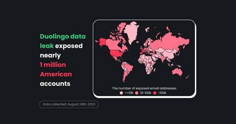 US was hit the hardest by the Duolingo data leak